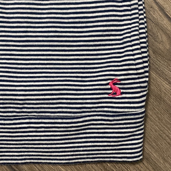 Joules lightweight navy and white stripes zip up - Picture 3 of 3